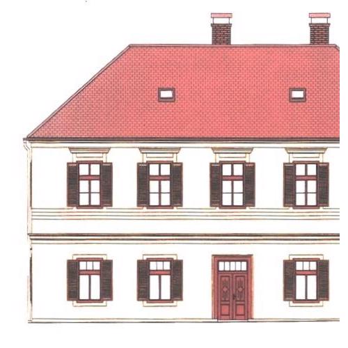 Die alte Volksschule, wohnen im Museum