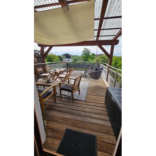 Entire upper floor with roof terrace