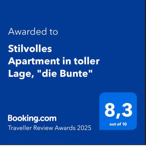 Stilvolles Apartment in toller Lage, "die Bunte"